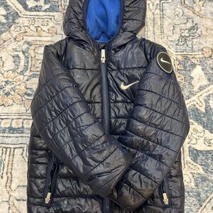 Nike navy blue puffer Jacket